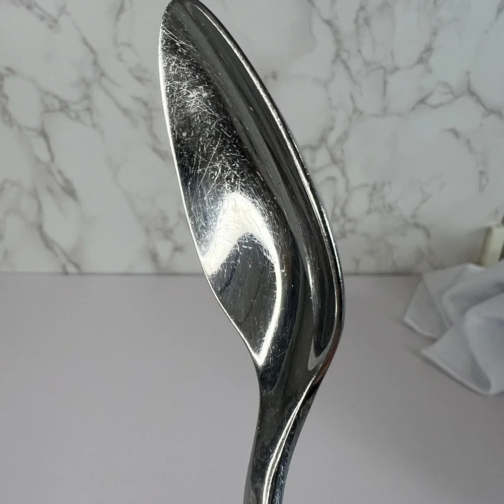 Oneida Apollo 18/10 Stainless Steel Pierced Circles Glossy Dinner Spoon Flatware